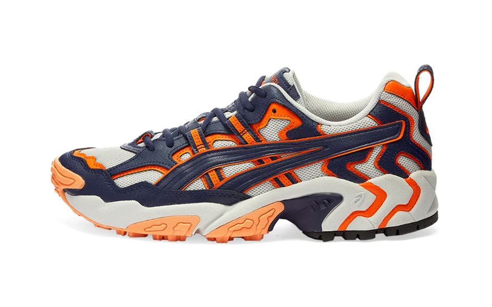 blue orange asics