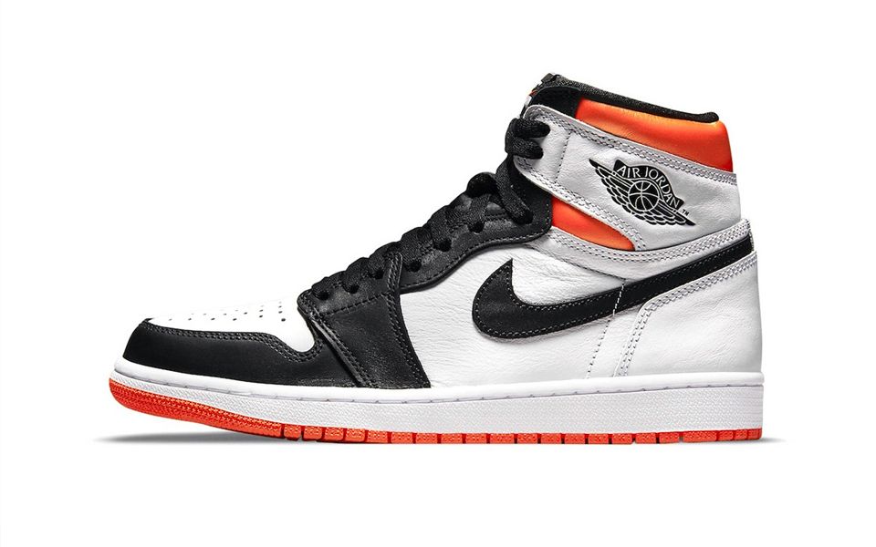 white orange jordan 1