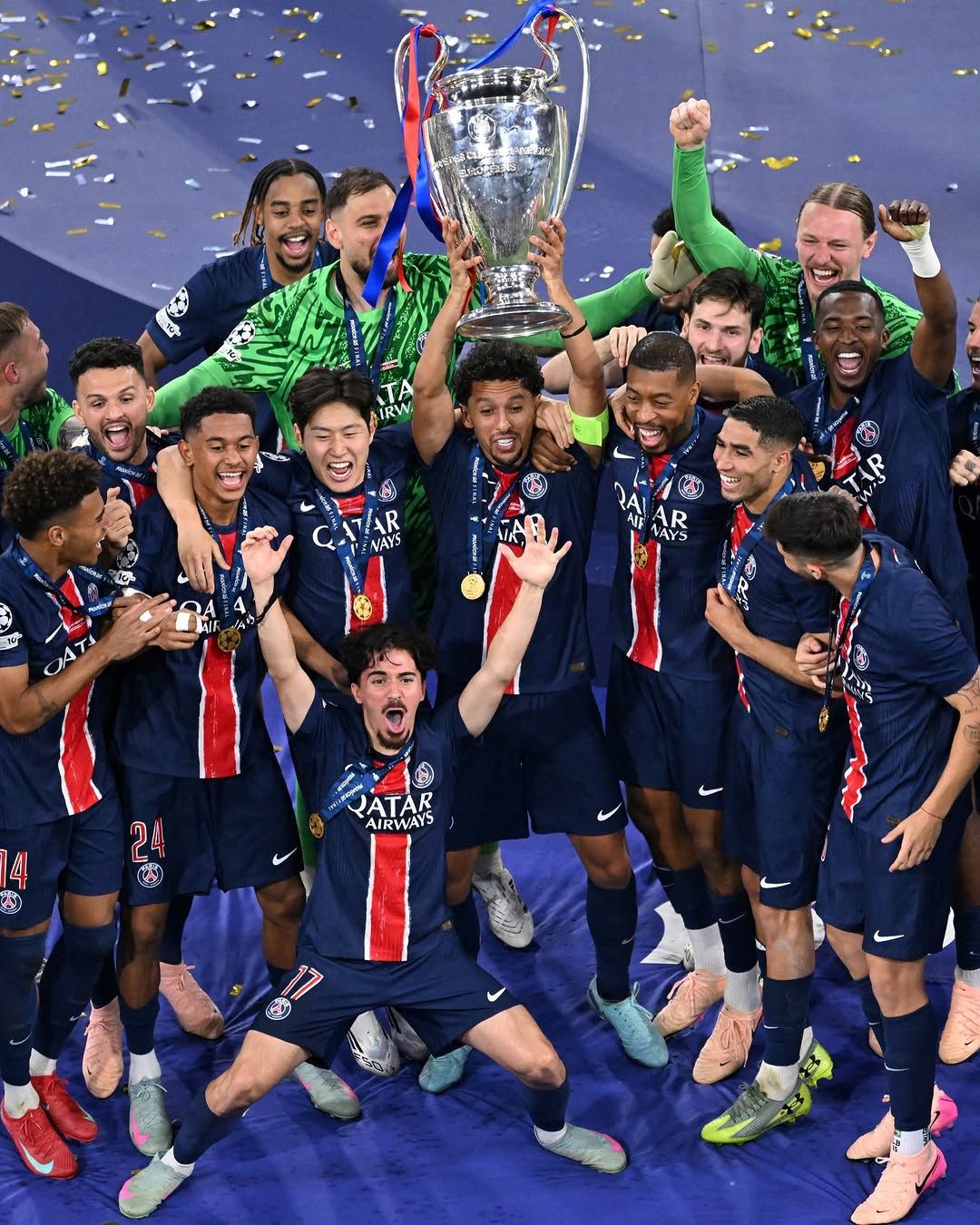 파리 생제르맹, 구단 최초 챔피언스리그 우승 달성